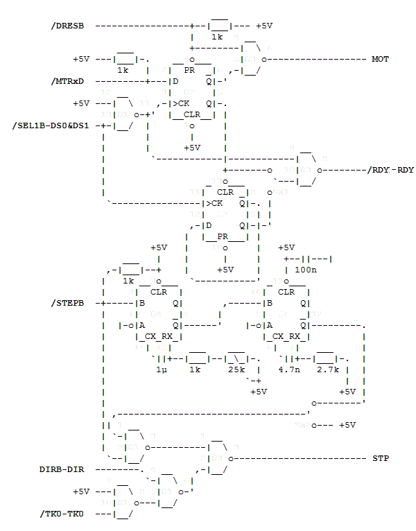 EME231<>Amiga Adaptor Schematic 